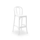 כסא בר דגם סוזו לבן T