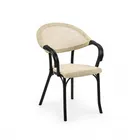 כסא דגם פלאשן בז'/שחור T