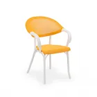 כסא דגם פלאשן צהוב/לבן T