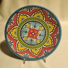 צלחות מלמין דגם מרוקו כחול