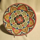 צלחות מלמין דגם מרוקו אדום