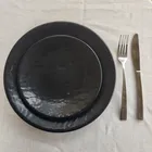 צלחות מלמין שחור